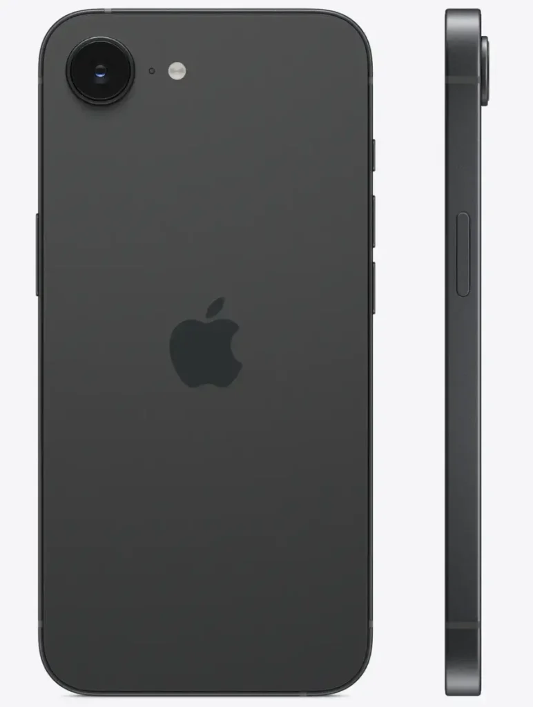 The iPhone 16 in teal, highlighting its color-infused glass back and the Action Button on the side.